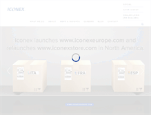 Tablet Screenshot of iconex.com